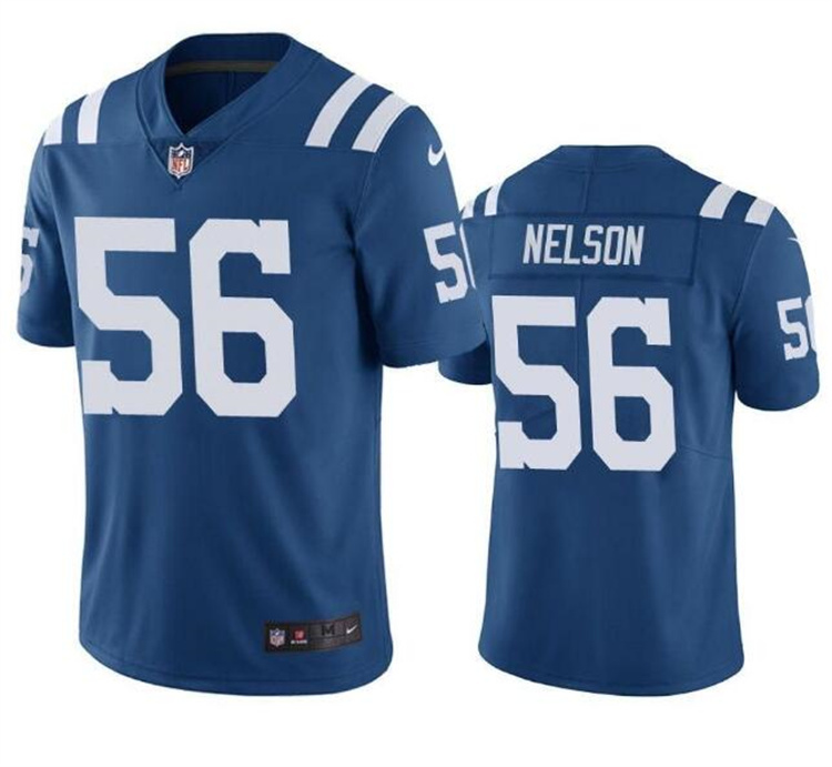 Youth Indianapolis Colts #56 Quenton Nelson Blue Vapor Untouchable Limited Stitched Football Jersey